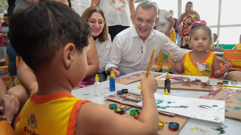 Encerrando o mês do estudante, Sarto inaugura 19º Centro de Educação Infantil da gestão no Bonsucesso