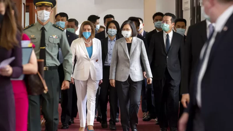 Pressões da China sobre Taiwan seguiriam adiante mesmo sem a visita de Nancy Pelosi