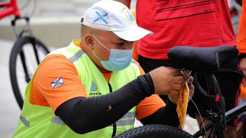 Ações educativas de mobilidade são promovidas na Ciclofaixa de Lazer