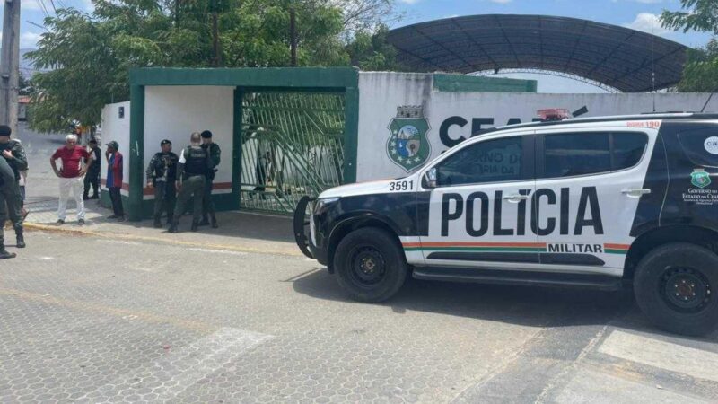Três adolescentes são baleados por colega de turma em escola pública de Sobral