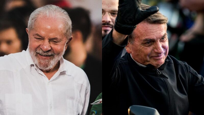 Pesquisa Ipec: Lula tem 51% dos votos e Bolsonaro, 43%