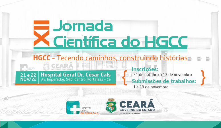 Inscrições para XII Jornada Científica do Hospital César Cals seguem até 13 de novembro