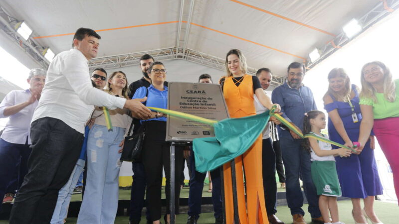 Governo do Ceará realiza entrega de Centro de Educação Infantil em Martinópole