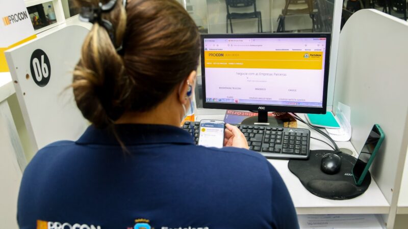 Procon Fortaleza inicia mutirão virtual Zera Dívida com 68 empresas que prometem descontos em juros e multas