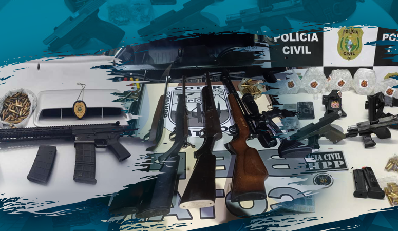 Forças de Segurança do Ceará apreendem 565 armas de fogo em janeiro