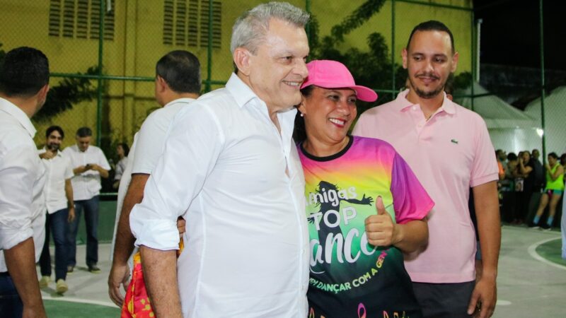 Prefeito Sarto entrega obras de requalificação e urbanização da Praça Maria Luci da Costa, no bairro Bom Futuro