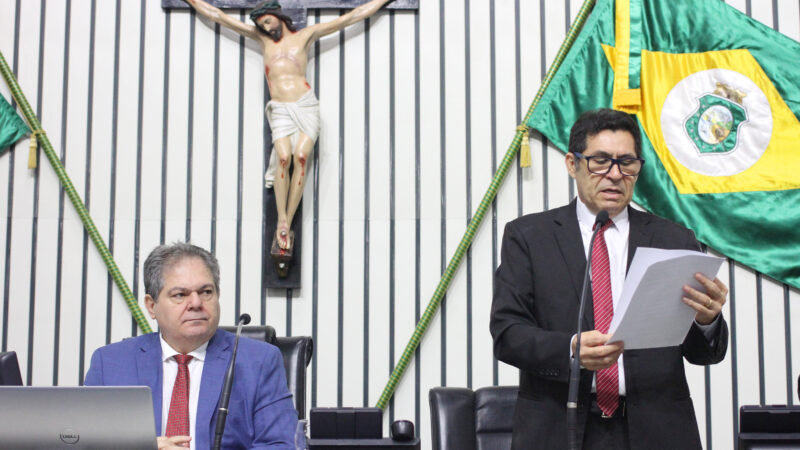 Cinco projetos de parlamentares começam a tramitar na Alece