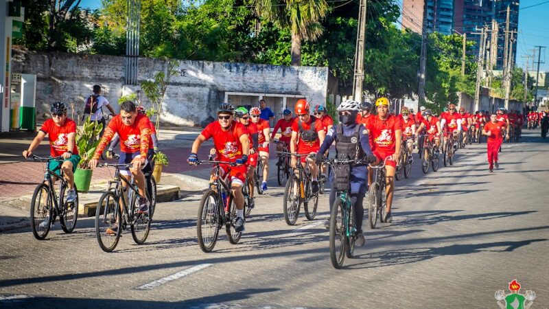 Corpo de Bombeiros realiza 1º Pedal do Fogo na 59ª Semana de Prevenção