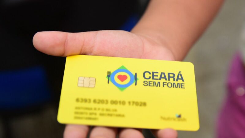 Governo do Ceará divulga calendário de entrega a retardatários do cartão Ceará sem Fome em Fortaleza