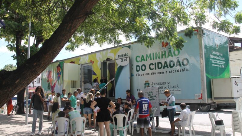 Caminhão do Cidadão percorre sete municípios
