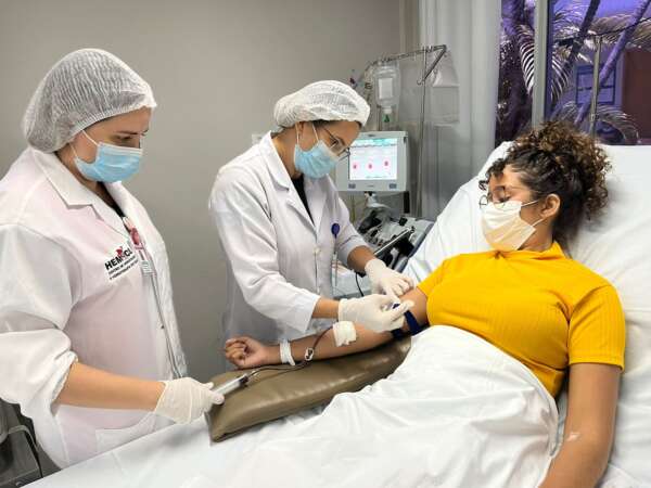 Hemoce realiza procedimento pioneiro no Nordeste de troca automatizada de sangue
