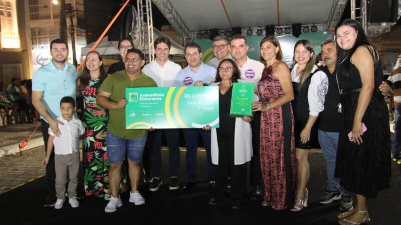 Festival de Arte e Cultura da Assembleia Itinerante encerra com onze premiados