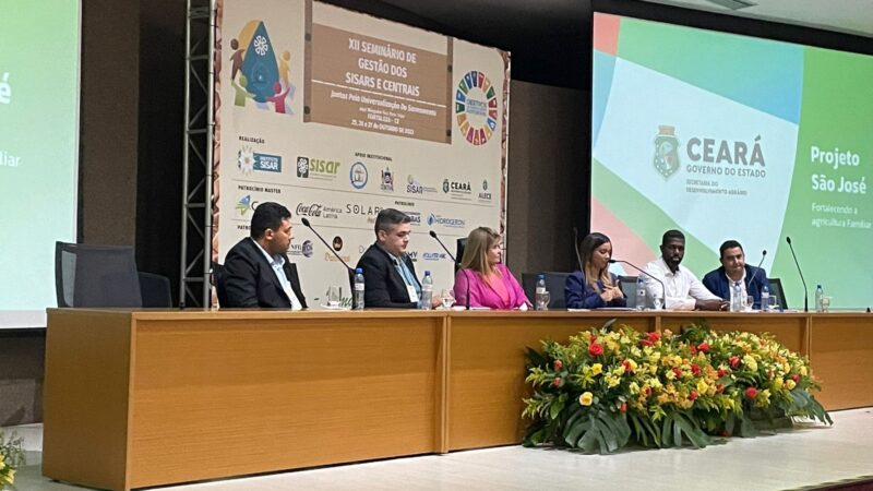 SDA apresenta resultados e projeções para o acesso à água e saneamento rural no Ceará em seminário dos Sisars e Centrais