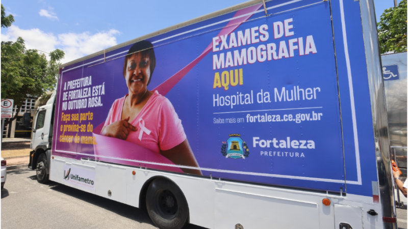 Outubro Rosa: Hospital da Mulher recebe unidade móvel de mamografia durante o mês