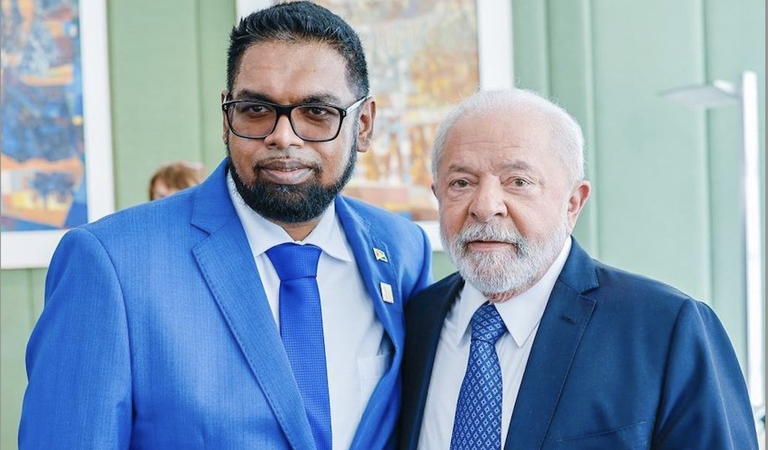 Lula conversa por videoconferência com presidente da Guiana