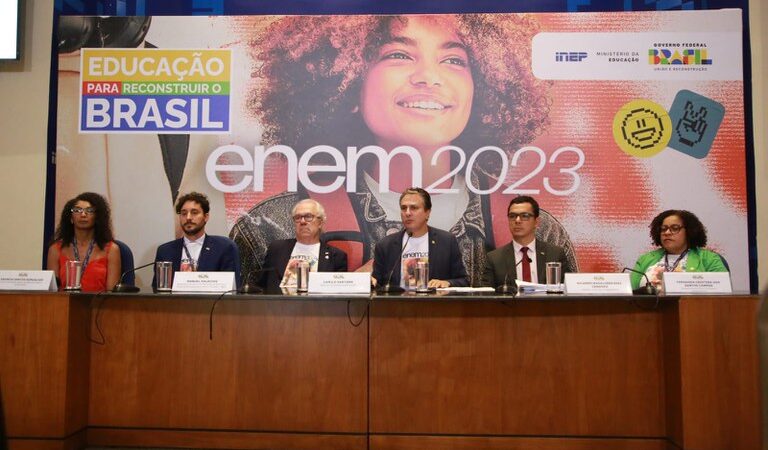Ao todo, 71,9% compareceram ao 1º dia do Enem 2023