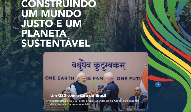 Na Presidência do G20, Brasil lança site trilíngue e passa a administrar redes sociais do bloco