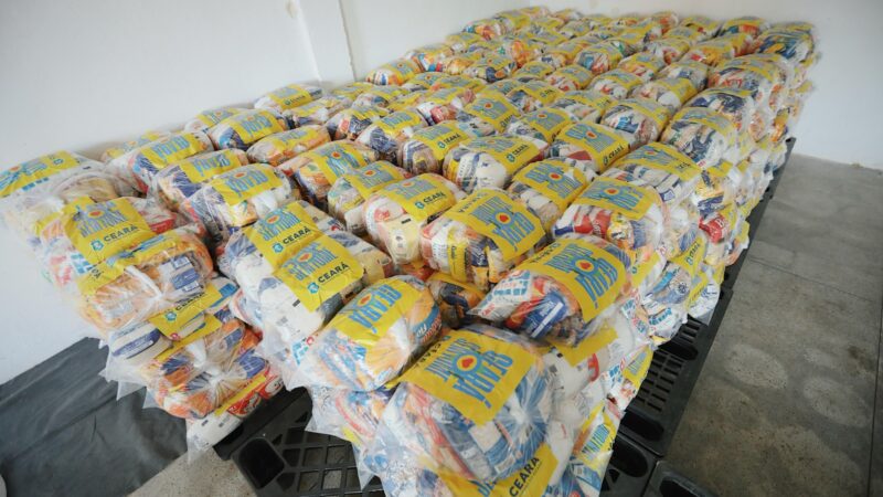 Unidade Central do Ceará Sem Fome entrega seis toneladas de alimentos para entidades credenciadas
