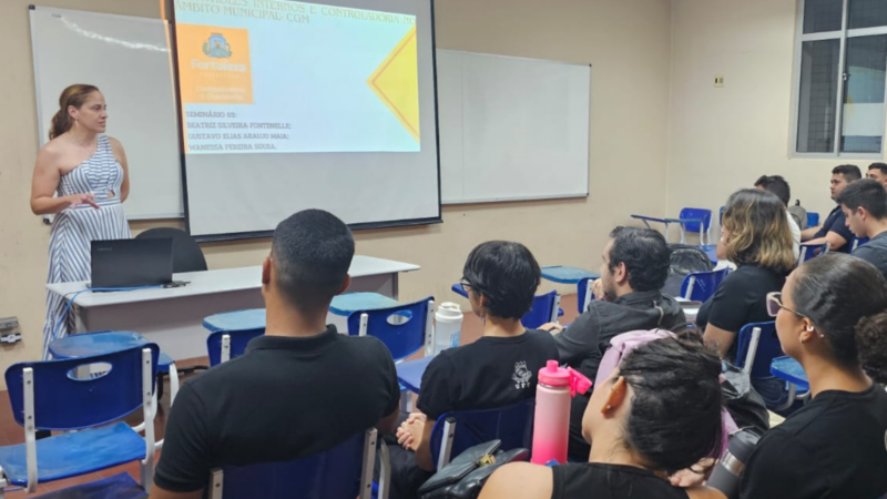 Política de controle interno de Fortaleza é referência para acadêmicos da Universidade Federal do Ceará