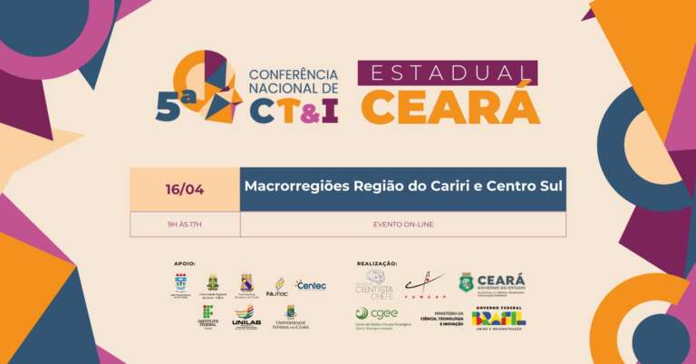 Novas etapas da Conferência Estadual de CT&I serão online