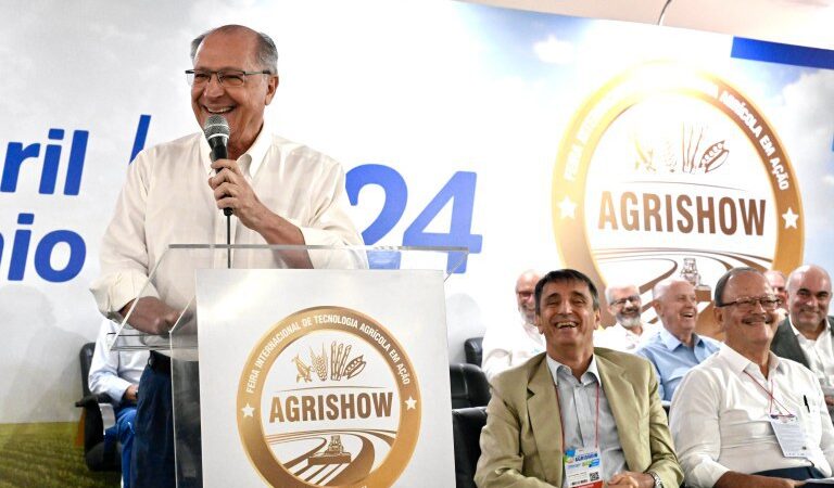 Governo trabalha para apresentar o melhor Plano Safra, diz Alckmin no Agrishow