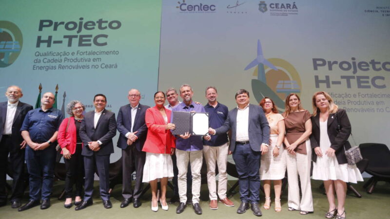 Projeto H-Tec, do Governo do Ceará, vai formar e qualificar profissionais na área de energias renováveis
