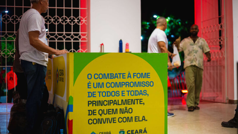 Campanha Ingresso Solidário arrecadou, em 2024, mais de 10 toneladas de alimentos para o Programa Ceará Sem Fome