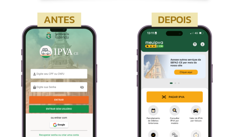 Meu IPVA: aplicativo da Sefaz-CE está de cara nova