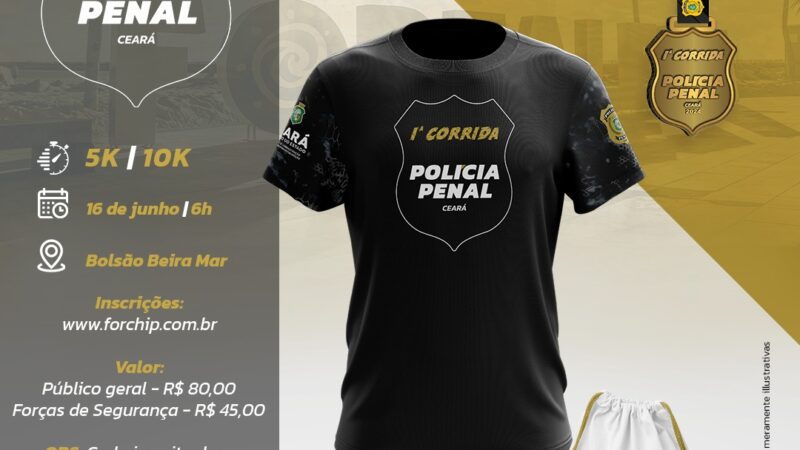SAP promove 1ª corrida de rua da Polícia Penal do Ceará