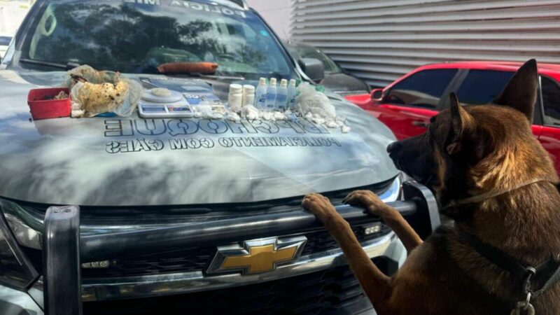 PMCE desmonta laboratório clandestino e apreende mais de 1 kg de drogas no Autran Nunes