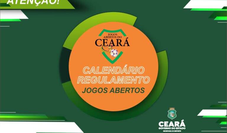Sesporte divulga calendário e regulamento geral dos Jogos Abertos do Ceará 2024