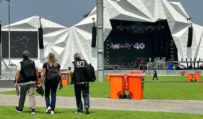 Auditores fiscais do Ministério do Trabalho fazem inspeção no Rock in Rio