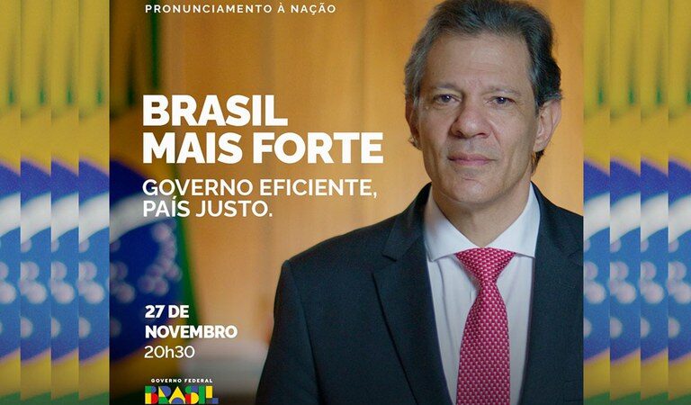 Haddad faz pronunciamento à nação nesta quarta sobre ajustes fiscais, às 20h30