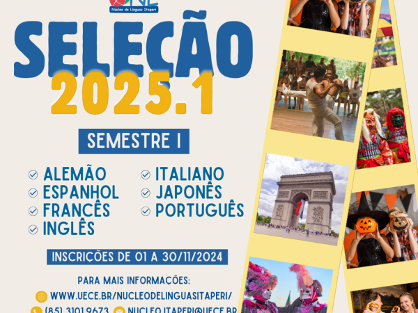 Núcleo de Línguas Itaperi oferece 500 vagas em seleção para sete cursos