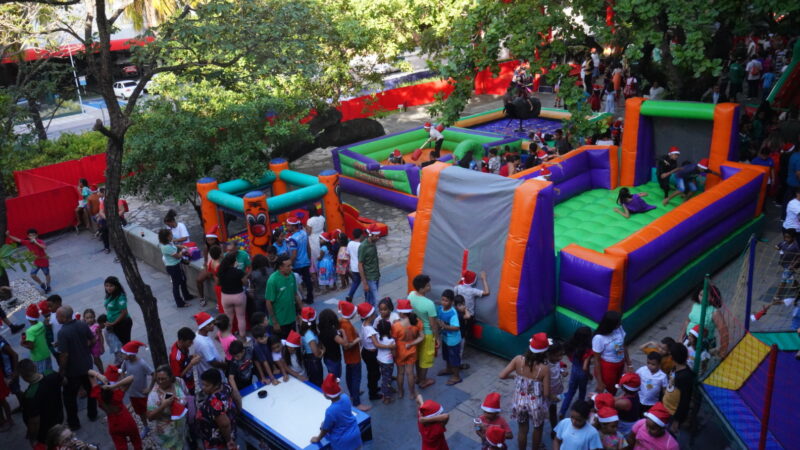 Governo do Estado promove Natal Ceará Sem Fome no Palácio da Abolição com mais de 500 crianças