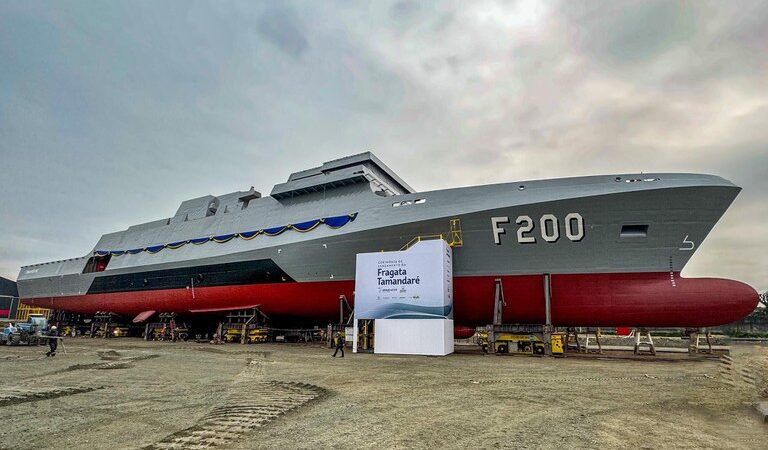 Com Novo PAC, Marinha constrói terceiro navio do Programa Fragatas Classe Tamandaré