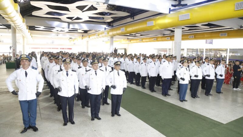 Em Sobral, 271 policiais e sete bombeiros militares são promovidos pelo Governo do Ceará
