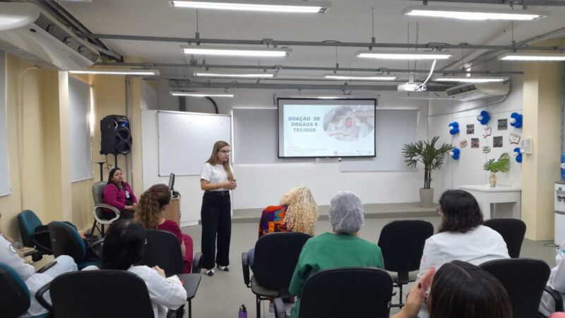 Hospital Estadual Leonardo Da Vinci promove treinamento para fortalecer doação de órgãos