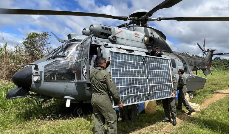 Unidades Básicas de Saúde na Terra Indígena Yanomami recebem energia fotovoltaica