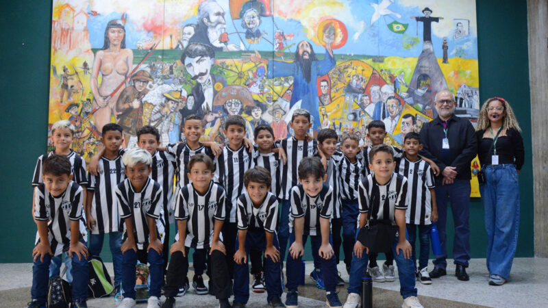 Memorial da Alece recebe os alunos da categoria sub-9 do Ceará Sporting Club