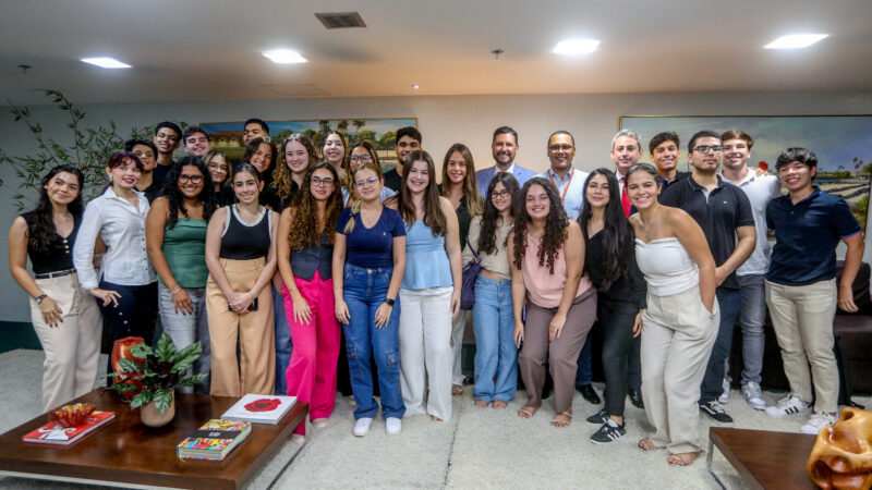 Estudantes de Direito visitam a Alece e conhecem iniciativas da LGPD promovidas pela Casa