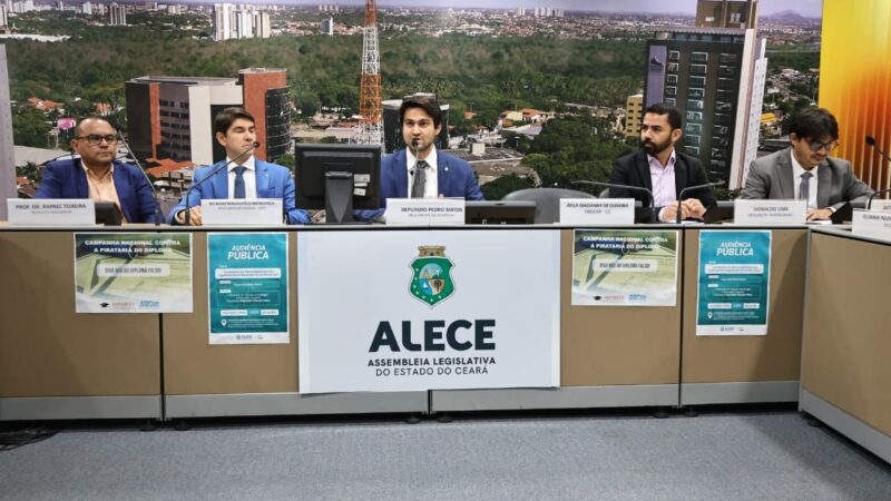 Acesso ao reconhecimento de diplomas estrangeiros é defendido em audiência na Alece