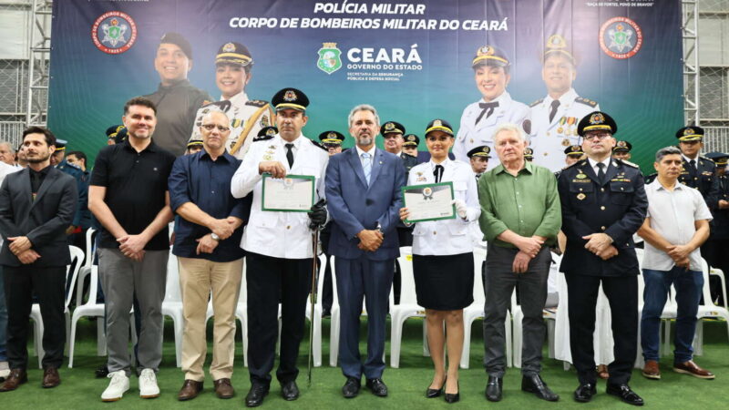 Governo do Ceará realiza promoção de 592 militares, em Sobral