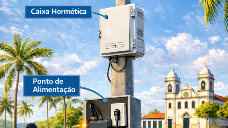 Governo do Estado vai implantar internet gratuita em praças de todos os municípios com apoio da Etice e prefeituras