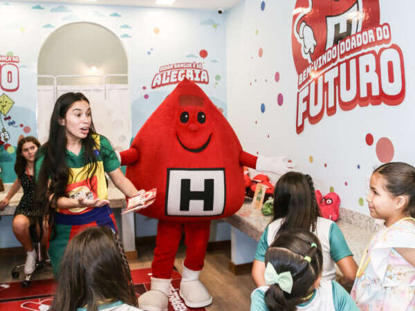 Hemoce inaugura espaço lúdico sobre doação de sangue na Cidade Mais Infância