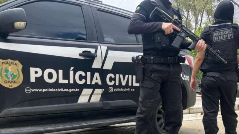 Operação da PCCE resulta nas capturas de cinco suspeitos por homicídio e tráfico de drogas em Fortaleza