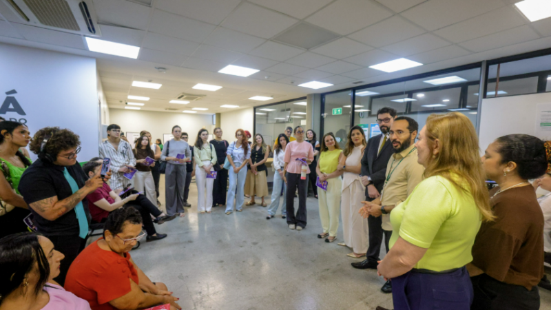 Alunos de Direito visitam Procon Alece e a Procuradoria da Mulher em aula de campo