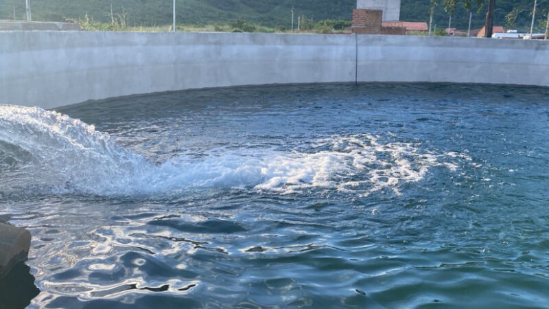 Cagece conclui obra que dobra capacidade de armazenamento de água em estação no município de Barreira