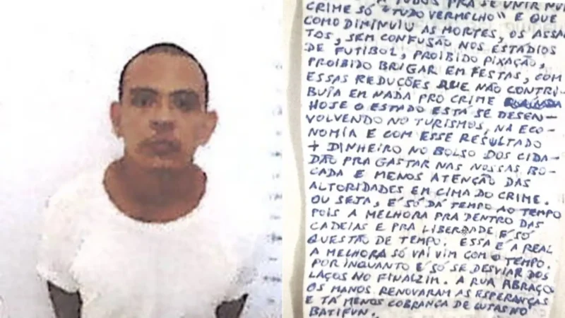 Bilhete apreendido em presídio do CE cita ‘guerra necessária’ para CV ter controle de 98% em Fortaleza